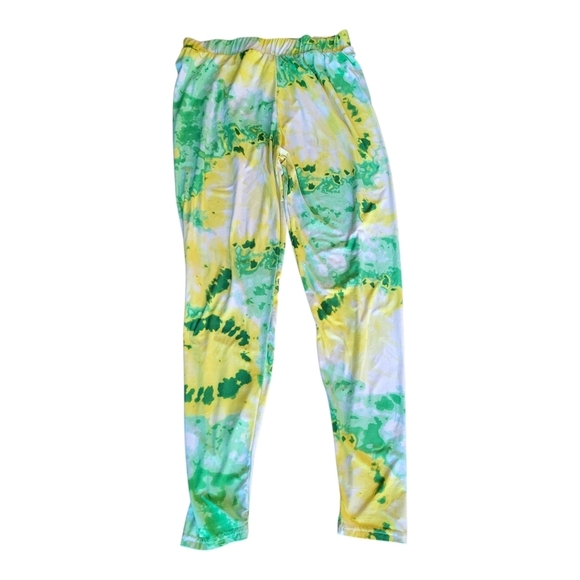 Fun Women's Leggings Set - Green/Yellow, Black, Green/Gray - Size 1X - Picture 2 of 7